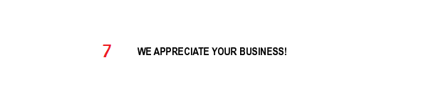 This is where you say thanks to the customer on the invoice.